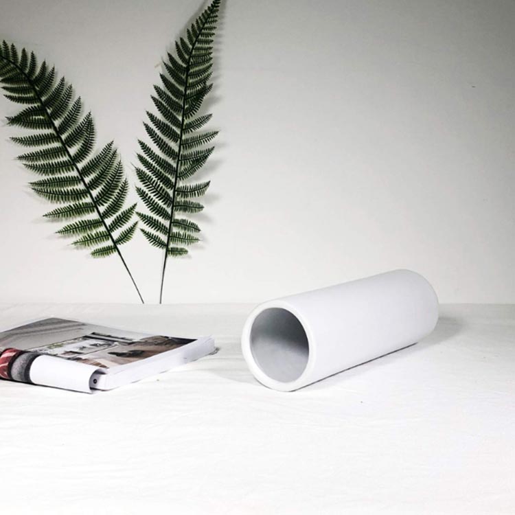 white ceramic cylinder vase 2