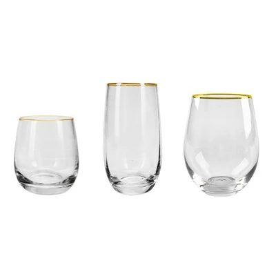 Glasset med guldkant