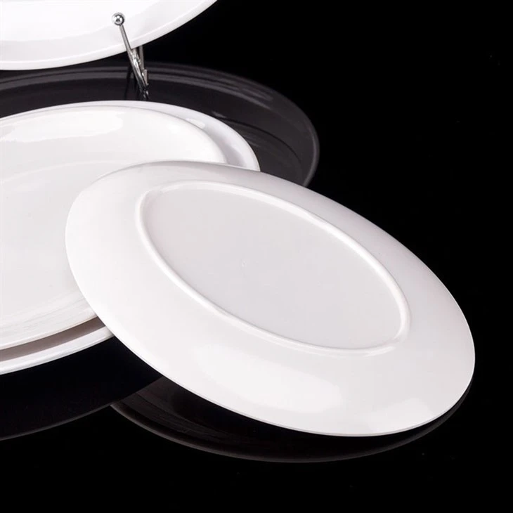 white melamine dinner set-4